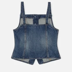 T-Shirts And Tops|Marant Etoile Ganni Washed Denim Top - 36