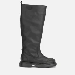 Boots|Dr. Martens Ganni Women's Everyday Tubular Leather Knee-High Boots - UK 6
