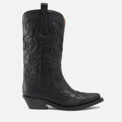 Boots|Dr. Martens Ganni Women's Faux Leather Western Boots - UK 3
