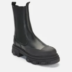 Boots|Ganni Women's Leather Mid Chelsea Boots - UK 3