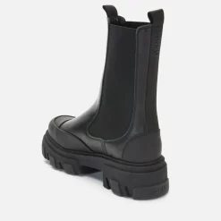 Boots|Ganni Women's Leather Mid Chelsea Boots - UK 3