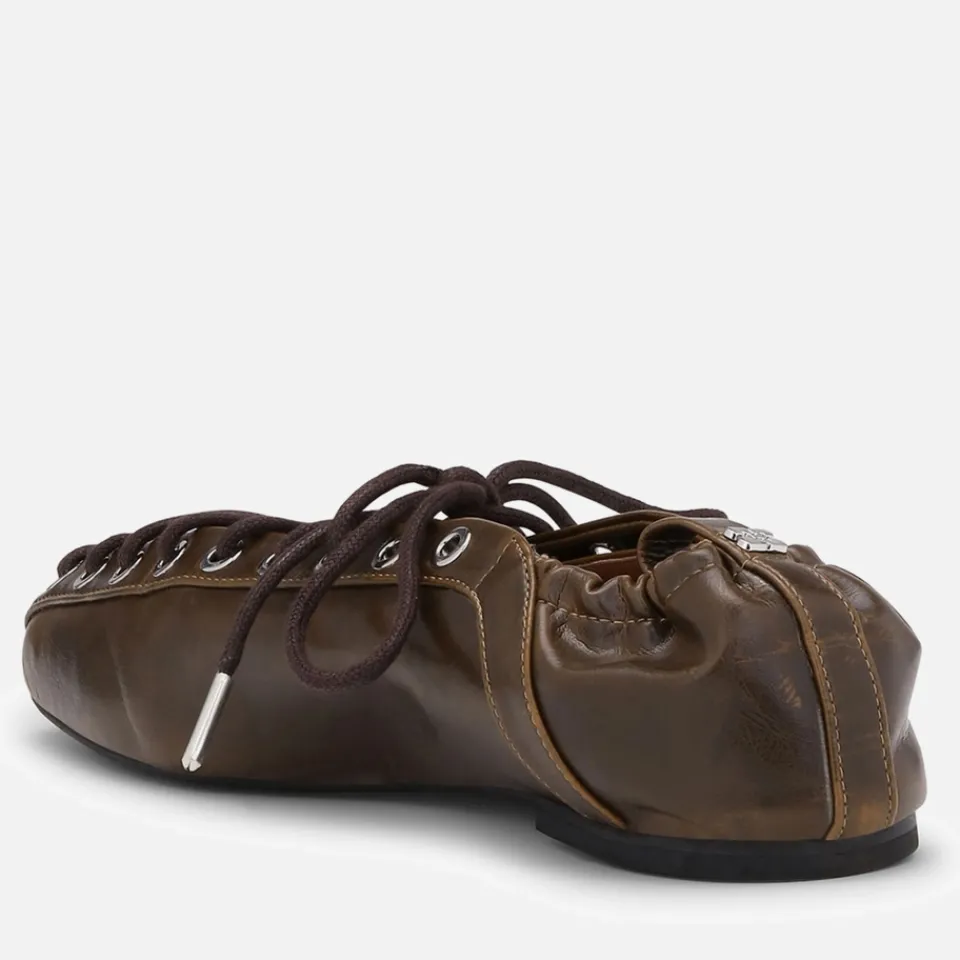 Flats|Anine Bing Ganni Women's Oleatex® Ballet Shoes - UK 3