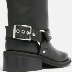 Boots|Ganni Women's Tubular Faux Leather Boots - UK 3