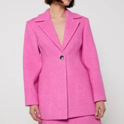 Co-Ord Sets|Jackets|Ganni Wool-Blend Blazer - EU 34/UK 6