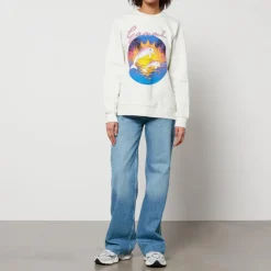 Loungewear|Sweatshirts|Cras Ganni x Coggles Isoli Dolphin Organic Cotton Sweatshirt - XXS