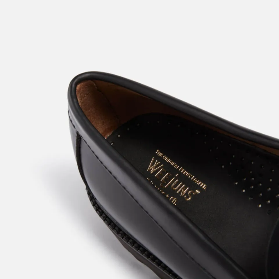 Loafers|Shoes|Suicoke G.H.BASS Men's Weejun 90 Lincoln Leather Loafers - UK 10