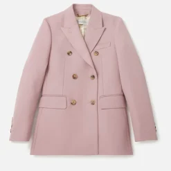 Jackets|Coats|Dr. Martens Golden Goose Double-Breasted Gabardine Blazer - IT 36/UK4