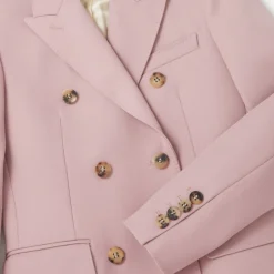 Jackets|Coats|Dr. Martens Golden Goose Double-Breasted Gabardine Blazer - IT 36/UK4