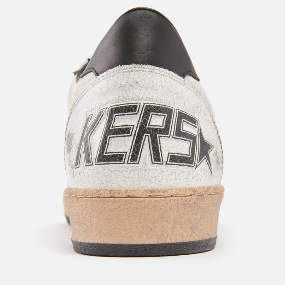 Trainers|Golden Goose Men's Ball Star Leather Trainers - UK 7