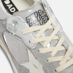 Trainers|Golden Goose Men's Dad Star Suede Mesh Trainers - UK 8