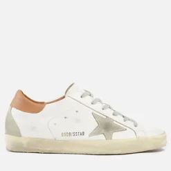 Trainers|RAINS Golden Goose Superstar Leather and Suede Trainers - UK 3