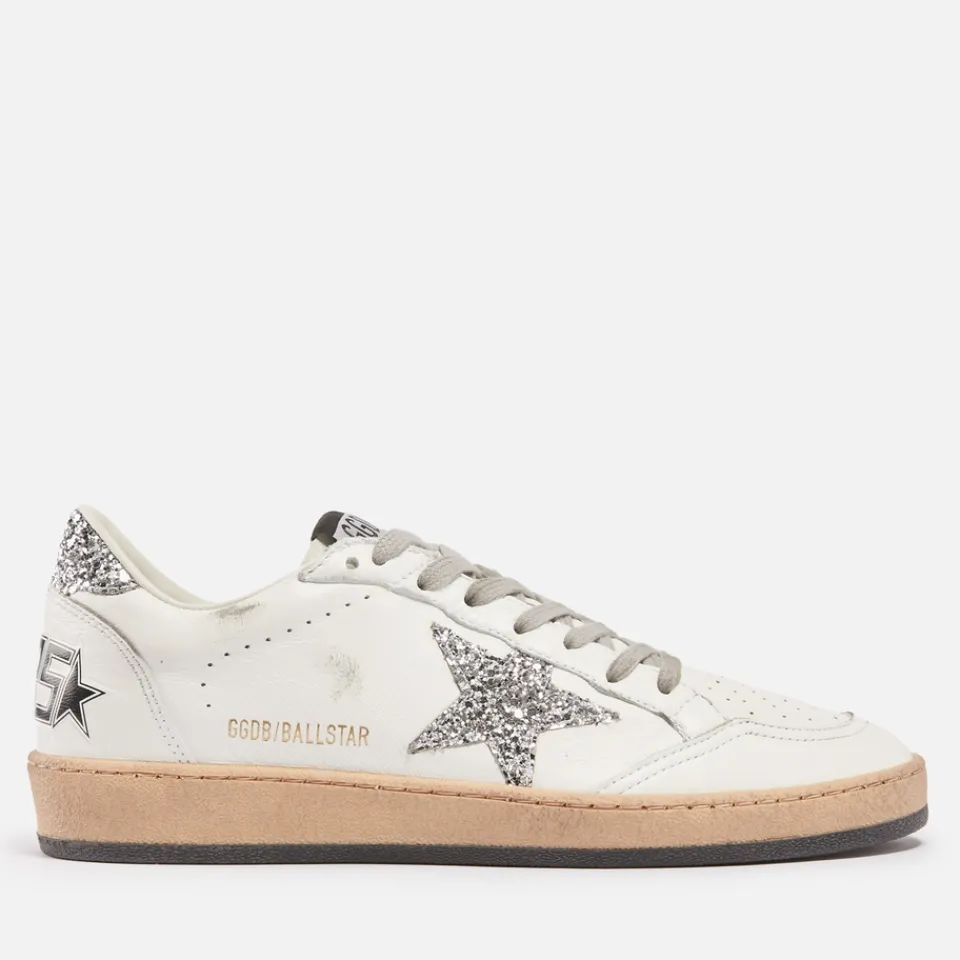 Trainers|Dr. Martens Golden Goose Women's Ball Star Leather Trainers - UK 8