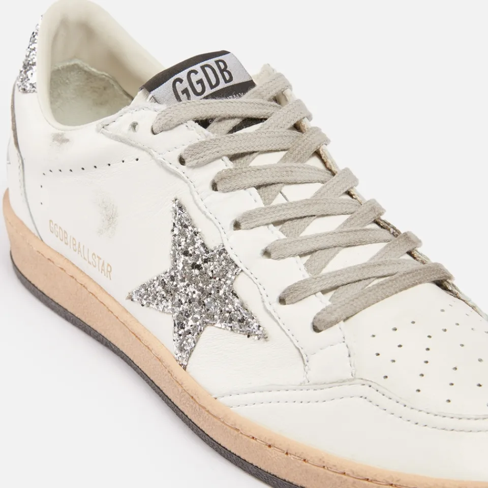Trainers|Dr. Martens Golden Goose Women's Ball Star Leather Trainers - UK 8