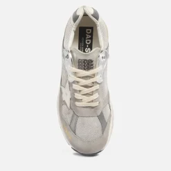 Trainers|Dr. Martens Golden Goose Women's Dad Star Suede and Mesh Trainers - UK 3