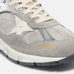 Trainers|Dr. Martens Golden Goose Women's Dad Star Suede and Mesh Trainers - UK 3