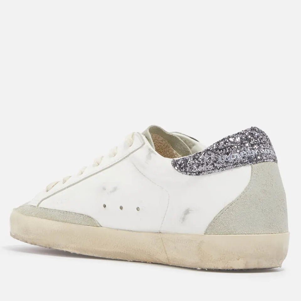 Trainers|Dr. Martens Golden Goose Women's Superstar Leather and Suede Trainers - UK 3