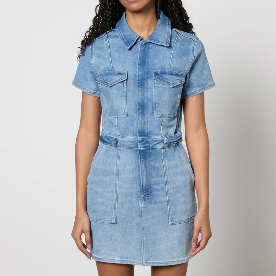 Dresses|Dresses|RIXO Good American Fit For Success Stretch-Denim Mini Dress - US 4/UK 8