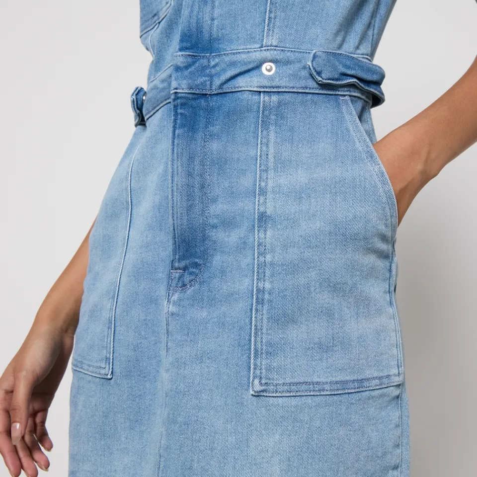 Dresses|Dresses|RIXO Good American Fit For Success Stretch-Denim Mini Dress - US 4/UK 8