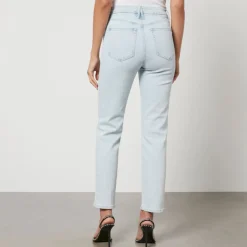 Jeans|Ganni Good American Good Classic Denim Slim-Leg Jeans - W24.5
