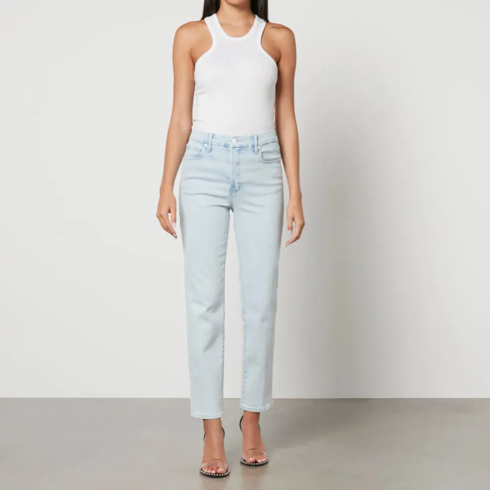 Jeans|Ganni Good American Good Classic Denim Slim-Leg Jeans - W24.5