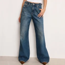 Jeans|Good American Good Ease Adjustable Tab Denim Jeans - UK 8