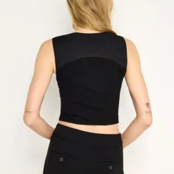 T-Shirts And Tops|Shirts And Blouses|Dr. Martens Good American Hook & Eye Poplin Corset - M