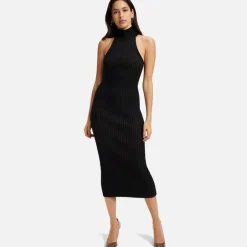 Dresses|Dresses|Dr. Martens Good American Ribbed-Knit Halterneck Midi Dress - 4XL-5XL