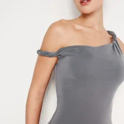 Dresses|Dresses|Ganni Good American Sandwashed Modal-Blend Jersey Maxi Dress - M