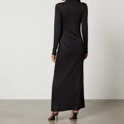 Dresses|Dresses|Good American Shine Rib-Knit Midi Dress - XS