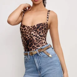 T-Shirts And Tops|RAINS Good American Sweetheart Nylon-Blend Scuba Tank Bodysuit - XS