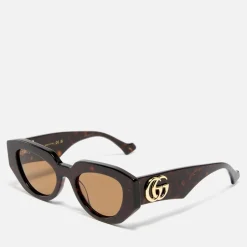 Sunglasses|Sunglasses|Gucci Acetate Geometrical-Frame Sunglasses