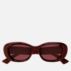 Sunglasses|Sunglasses|Gucci Bag Injection Oval-Frame Sunglasses