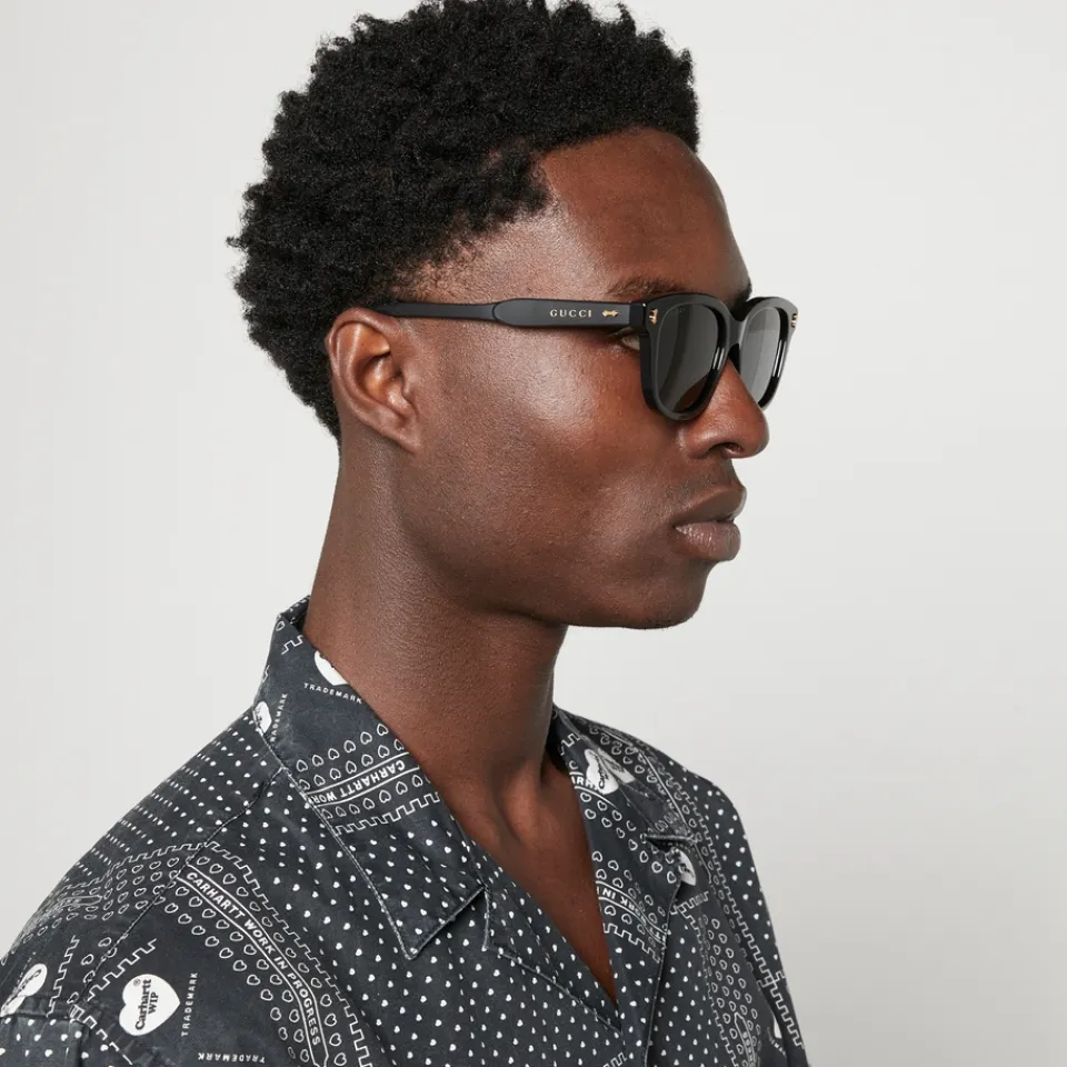 Sunglasses|Sunglasses|Axel Arigato Gucci Clubmaster Acetate Square-Frame Sunglasses