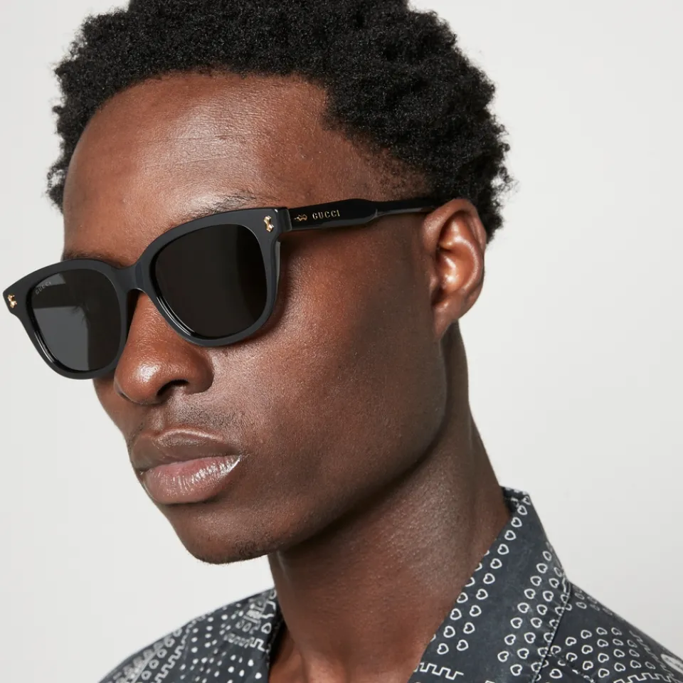 Sunglasses|Sunglasses|Axel Arigato Gucci Clubmaster Acetate Square-Frame Sunglasses
