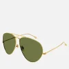 Sunglasses|Sunglasses|Dr. Martens Gucci Metal Aviator-Style Sunglasses