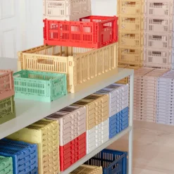 Home Storage|HAY Colour Crate - Dark Mint - S