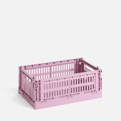Home Storage|HAY Colour Crate - Dusty Rose - S
