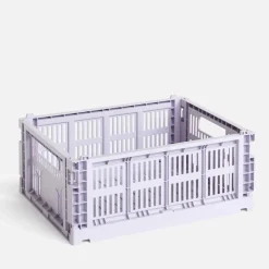 Bedroom|Home Storage|HAY Colour Crate - Lavender - M