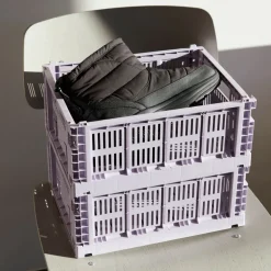 Bedroom|Home Storage|HAY Colour Crate - Lavender - M