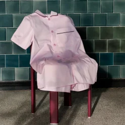 Bedroom|Nightwear|Dr. Martens HAY Outline Pyjama Short Sleeve Shirt - Soft Pink