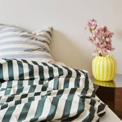 Bedroom|Home Textiles|HAY Été Duvet Cover - Midnight Blue & Grey