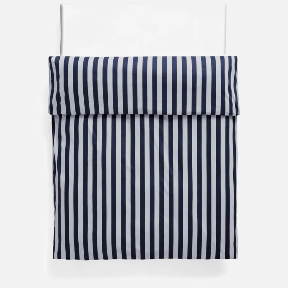 Bedroom|Home Textiles|HAY Été Duvet Cover - Midnight Blue & Grey