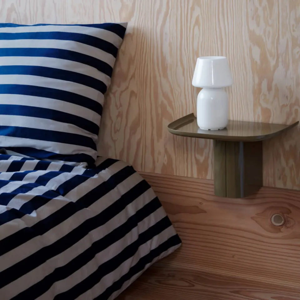 Bedroom|Home Textiles|HAY Été Duvet Cover - Midnight Blue & Grey