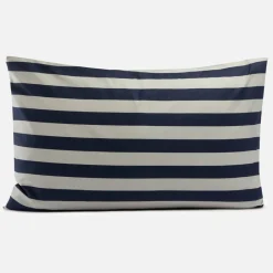 Bedroom|Home Textiles|HAY Été Pillow Case - Midnight Blue & Grey - 75 x 50cm