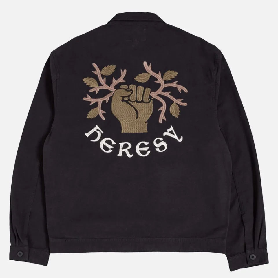 Shirts|Shirts|Ferm Living Heresy Guild Embroidered Cotton-Canvas Overshirt - S