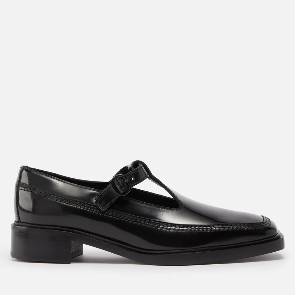 Flats|Hereu Women's Lluisa Polished Leather Flats - UK 4