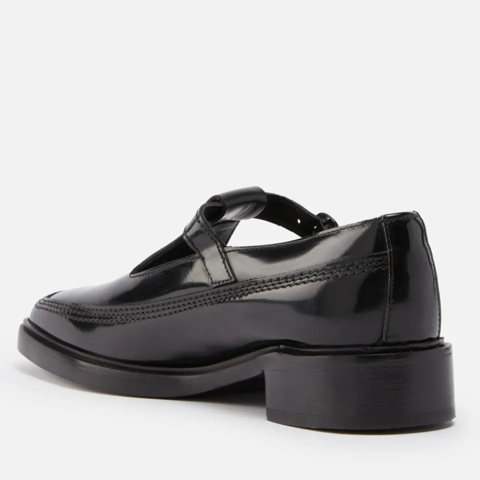 Flats|Hereu Women's Lluisa Polished Leather Flats - UK 4