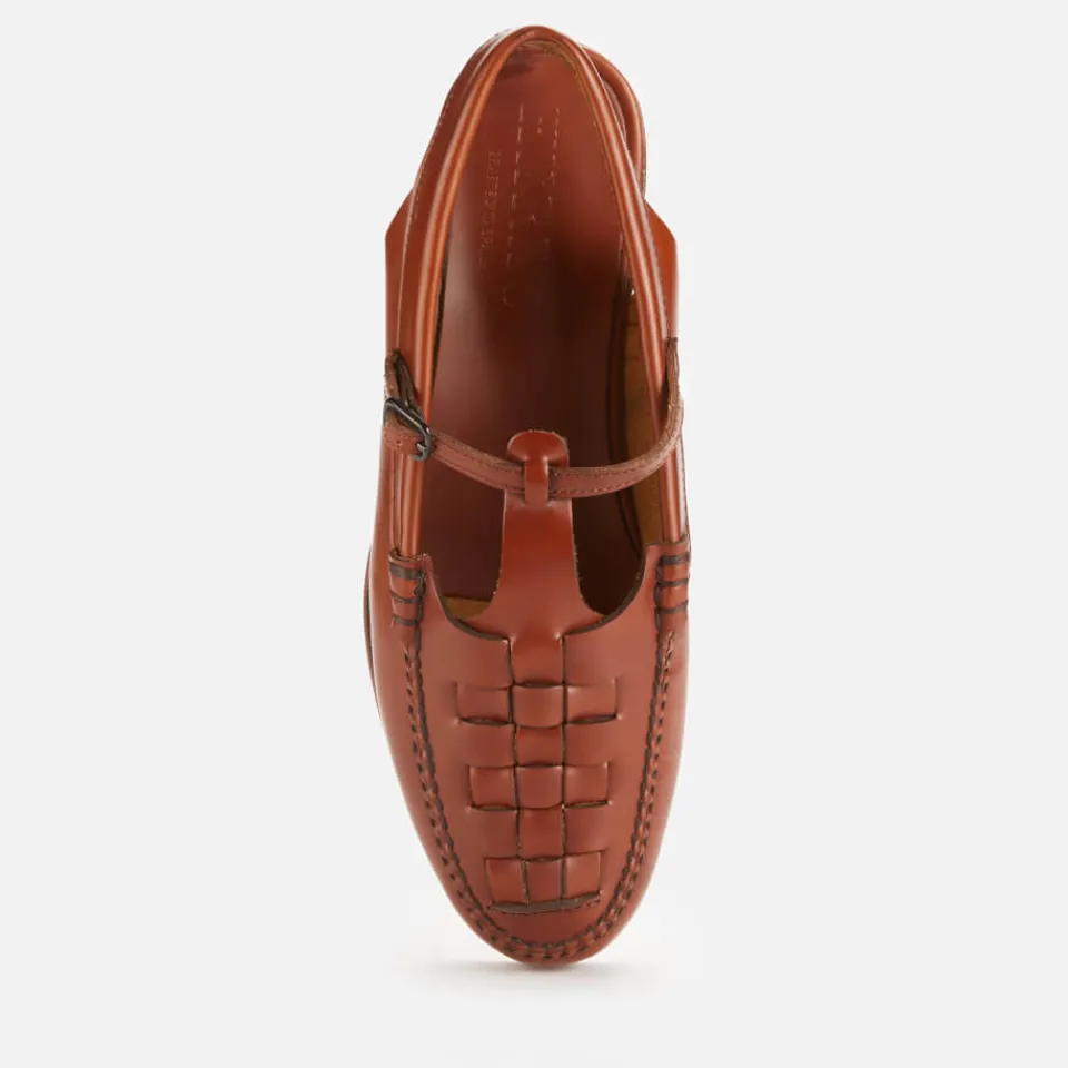 Flats|Hereu Women's Roqueta Leather Slingback Flats - UK 3