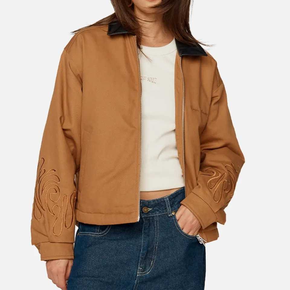 Jackets|Coats|House of Sunny Wu Cotton Canvas Boxy Jacket - S