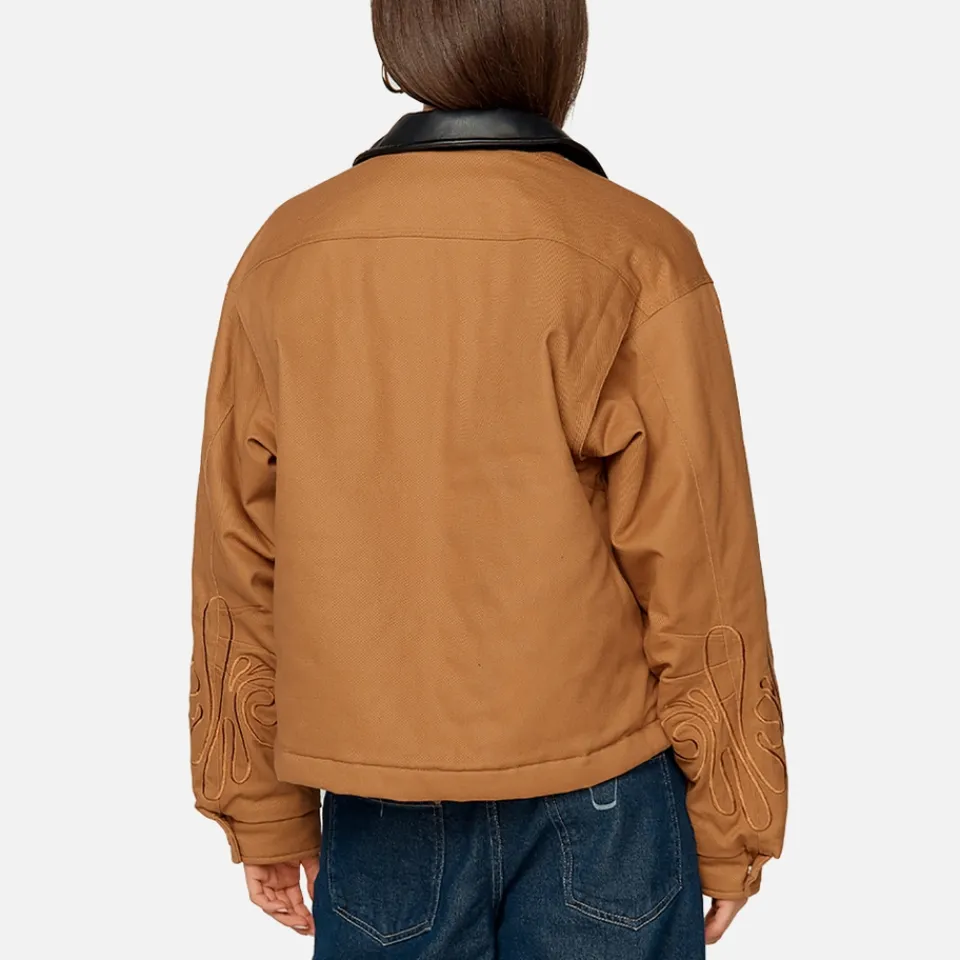 Jackets|Coats|House of Sunny Wu Cotton Canvas Boxy Jacket - S